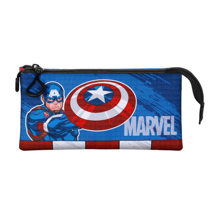 Trousse Triple Marvel Captain America « Gears »