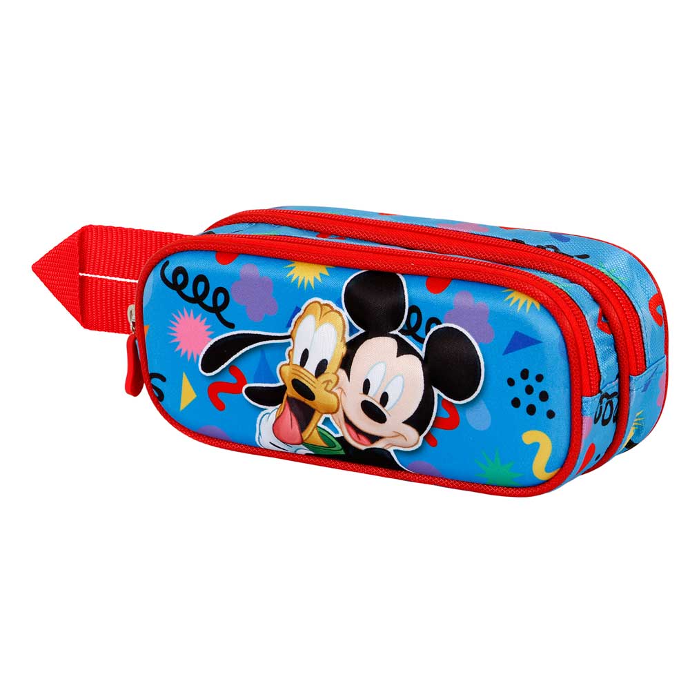 Trousse 3D Double Disney Mickey Mouse « Mates »