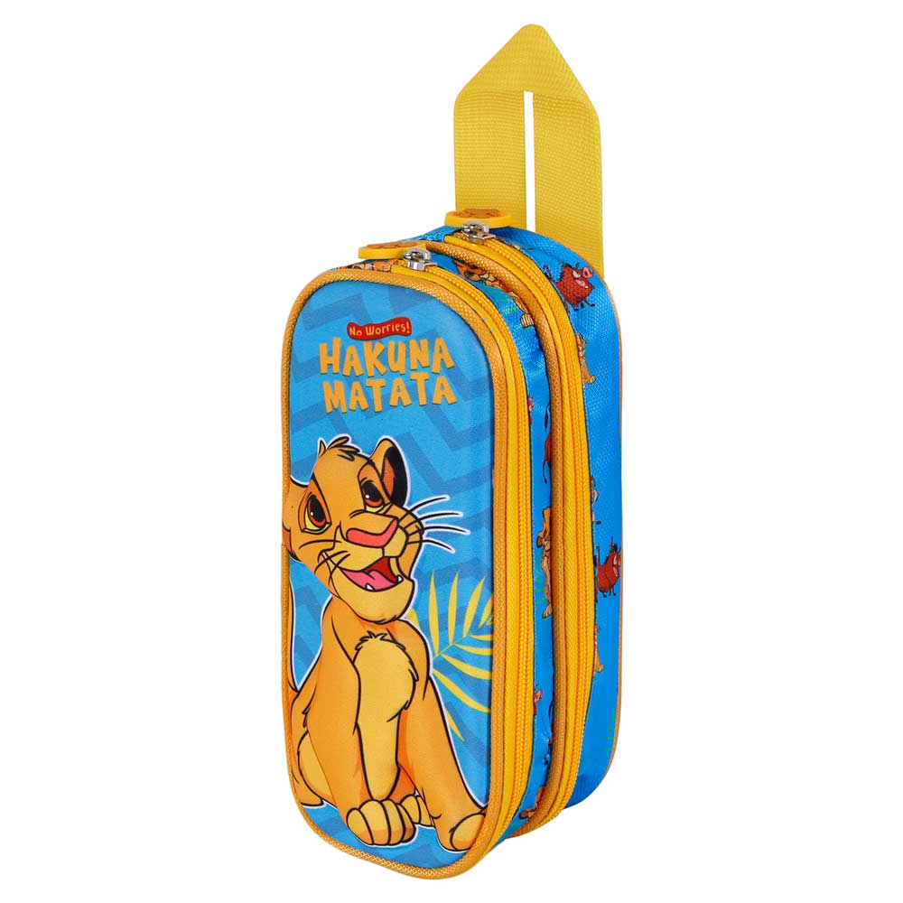 Trousse 3D Double Disney Le Roi Lion « Hakuna »