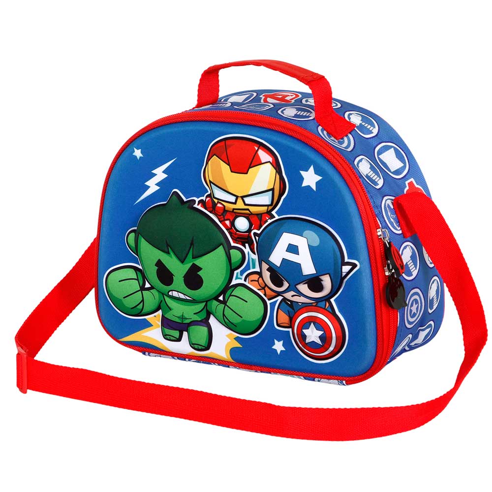 Sac Repas 3D Marvel Avengers « Mini Heroes »
