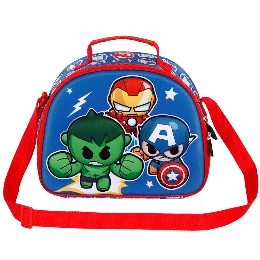 Sac Repas 3D Marvel Avengers « Mini Heroes »