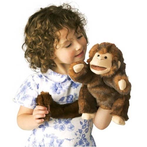Brown Monkey Hand Puppet
