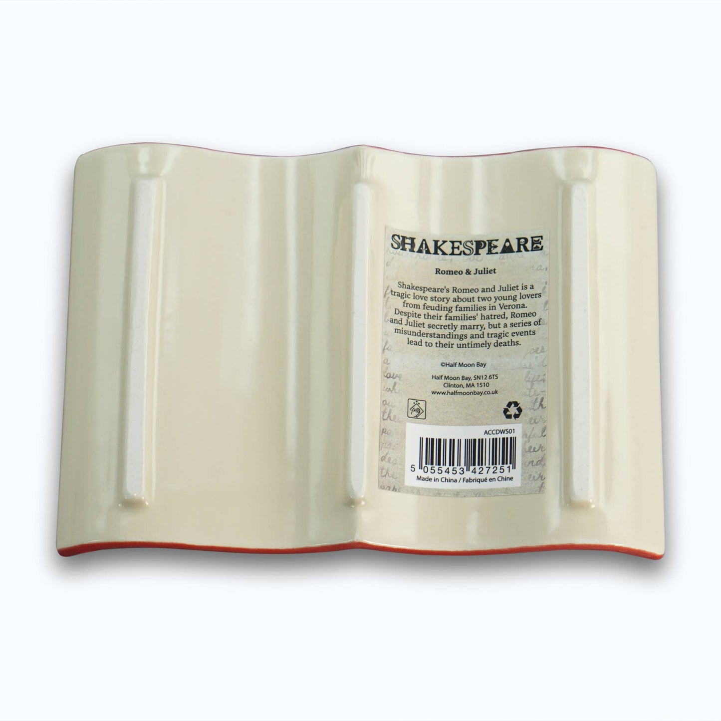 Coupelle Shakespeare - livre 15 cm