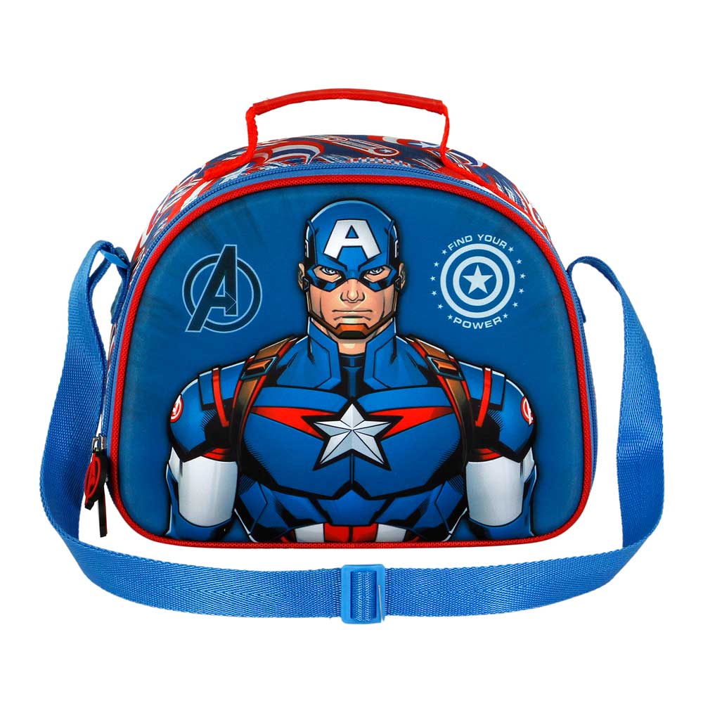 Sac Repas 3D Marvel Captain America « First »