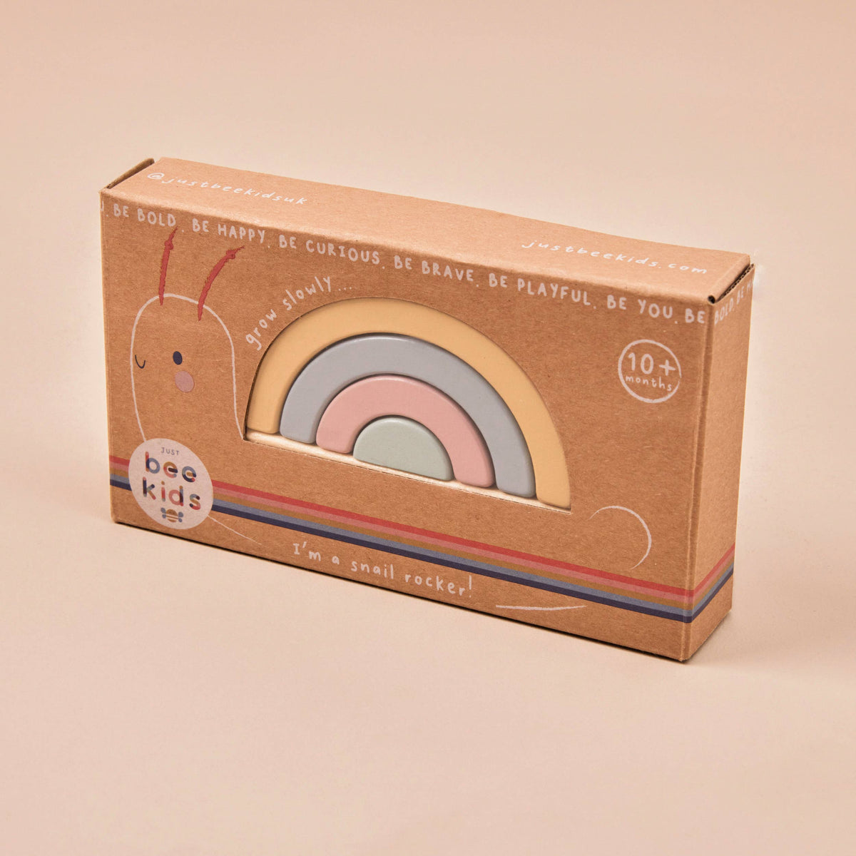 Wooden Snail Stacking Toy for Children (FSC)