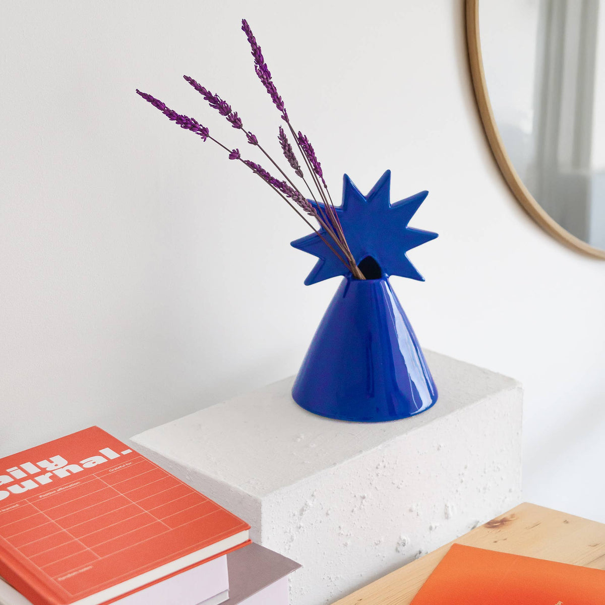 Blue Polar Star Vase