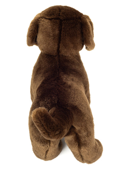 Peluche Labrador brun debout