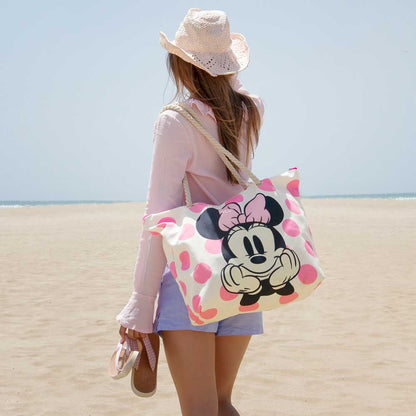 Sac de Plage Soleil Disney Minnie Mouse « Dots »