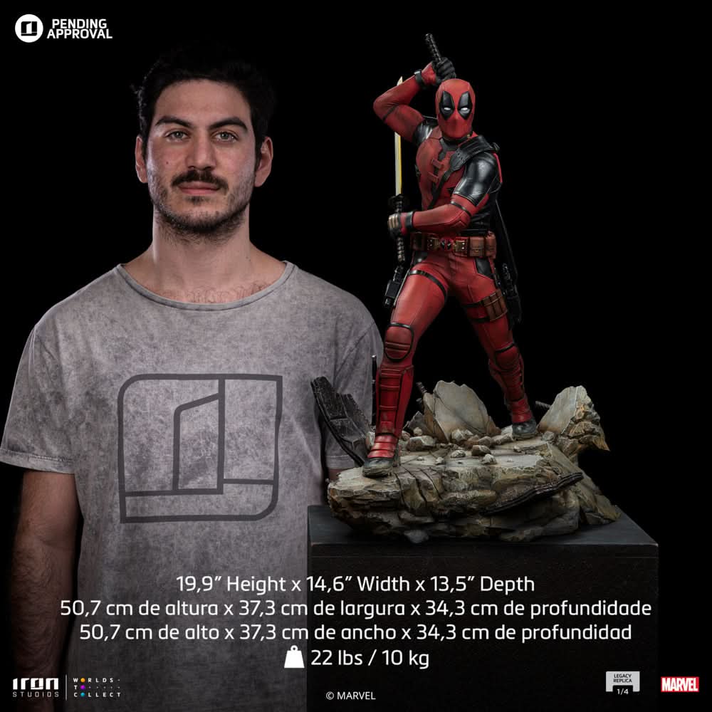 Deadpool Statue - Deadpool & Wolverine - Legacy Replica 1/4 - Iron Studios