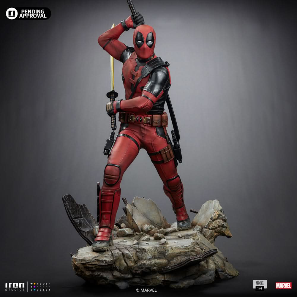 Deadpool Statue - Deadpool & Wolverine - Legacy Replica 1/4 - Iron Studios