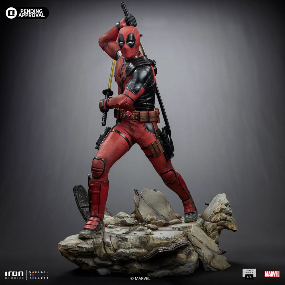 Deadpool Statue - Deadpool & Wolverine - Legacy Replica 1/4 - Iron Studios