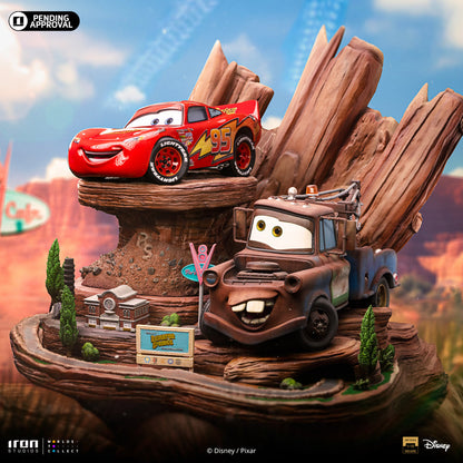 Pre-Order - Lightning McQueen & Tow Mater Statue - Cars - Deluxe Art Scale 1/10 - Iron Studios