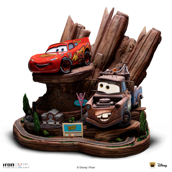 Lightning McQueen & Tow Mater Statue - Cars - Deluxe Art Scale 1/10 - Disney Classics