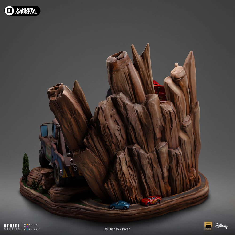 Pre-Order - Lightning McQueen & Tow Mater Statue - Cars - Deluxe Art Scale 1/10 - Iron Studios