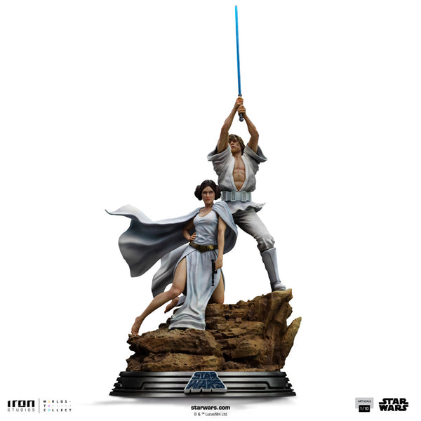 Luke and Leia Statue - Star Wars - Art Scale 1/10
