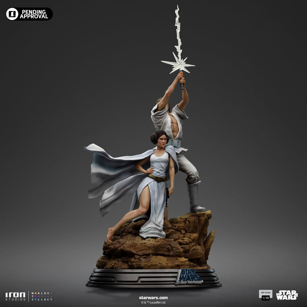 Statue Luke and Leia - Star Wars - Art Scale 1/10