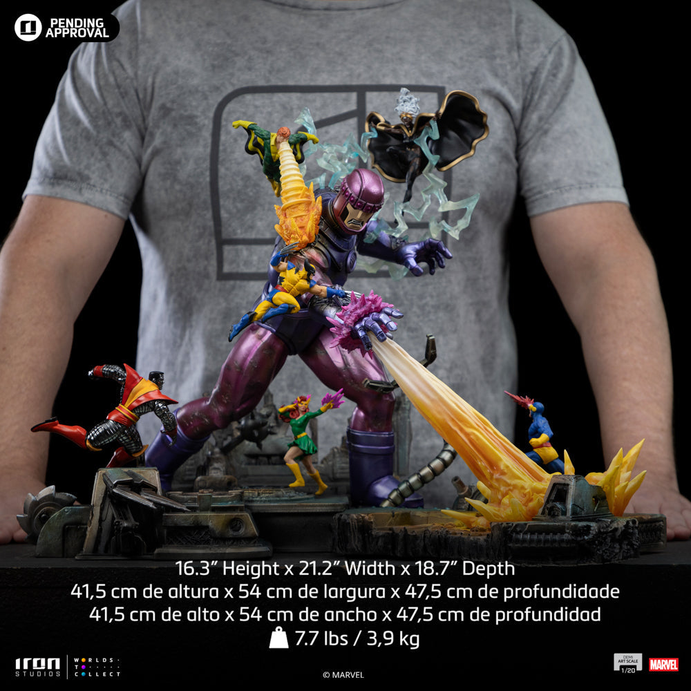 X-Men Danger Room Diorama A - Demi Art Scale 1/20 Statue - Iron Studios