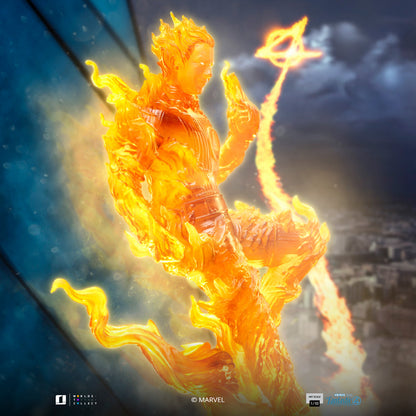 Human Torch Statue - The Fantastic Four: First Steps - Art Scale 1/10 - Iron Studios