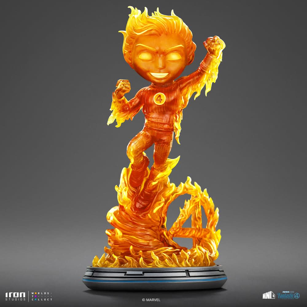 Human Torch Statue - The Fantastic Four: First Steps - Minico - Iron Studios