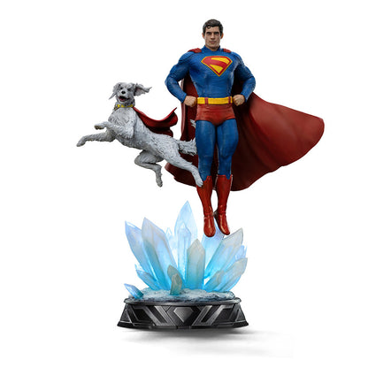 Superman and Krypto Statue - Superman: Legacy - Art Scale 1/10 - Iron Studios