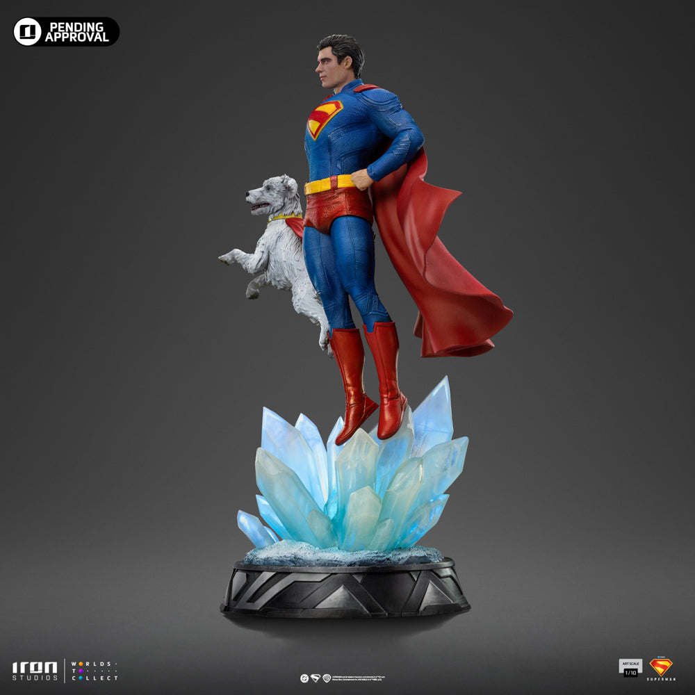 Superman and Krypto Statue - Superman: Legacy - Art Scale 1/10 - Iron Studios