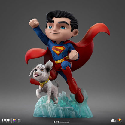 Superman and Krypto Statue - Superman - MiniCo - Iron Studios