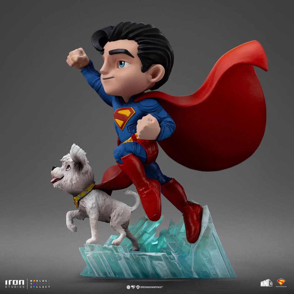 Superman and Krypto Statue - Superman - MiniCo - Iron Studios