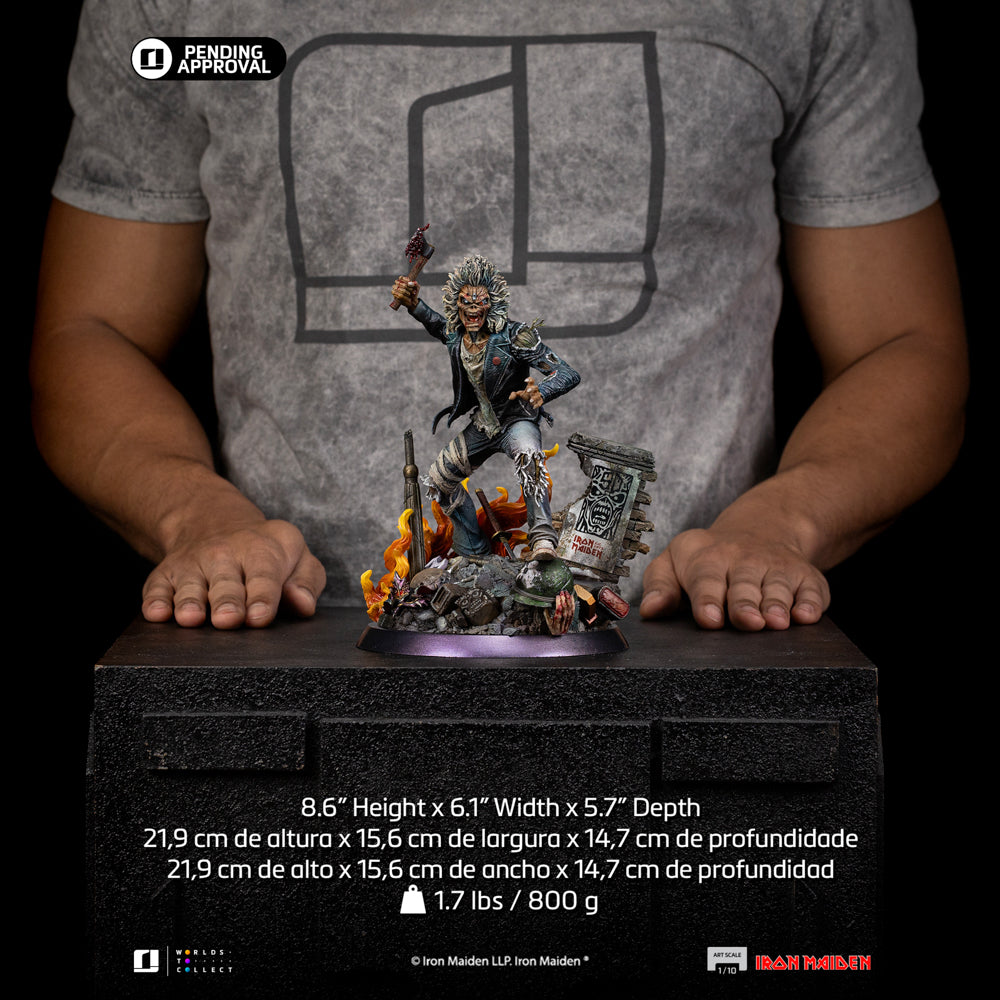 Eddie Statue (50th Year Anniversary) - Iron Maiden - Art Scale 1/10 - Iron Studios