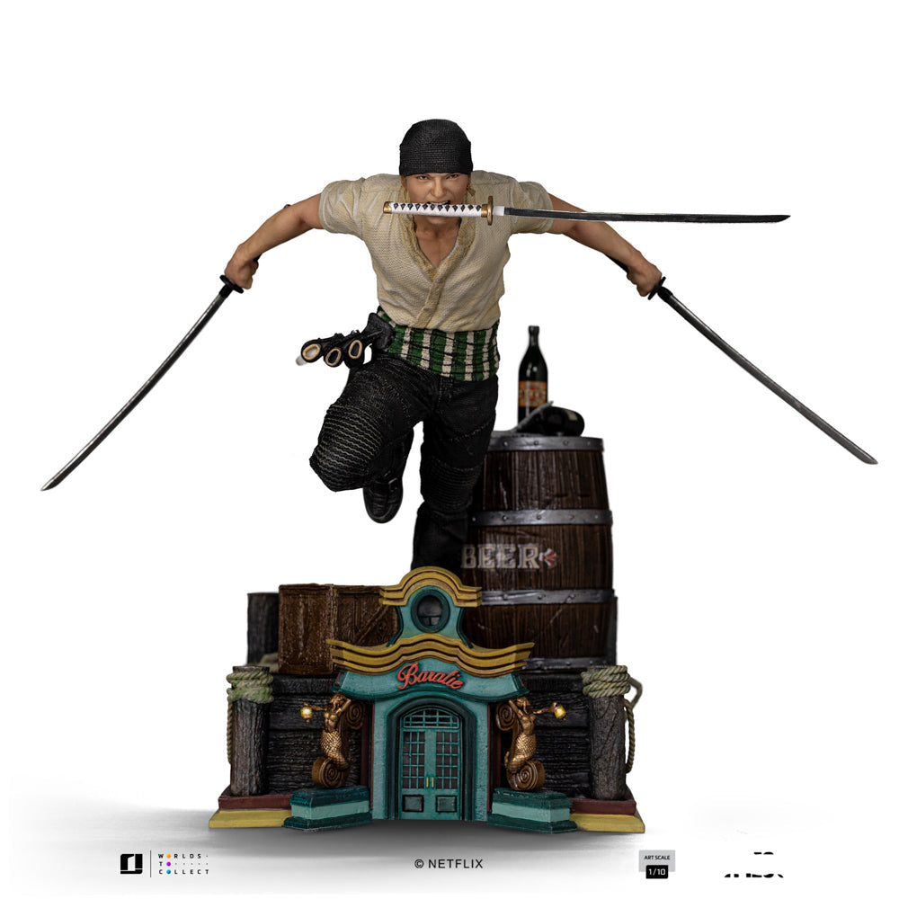 Pre-Order - Roronoa Zoro Statue - One Piece - Art Scale 1/10 - Iron Studios