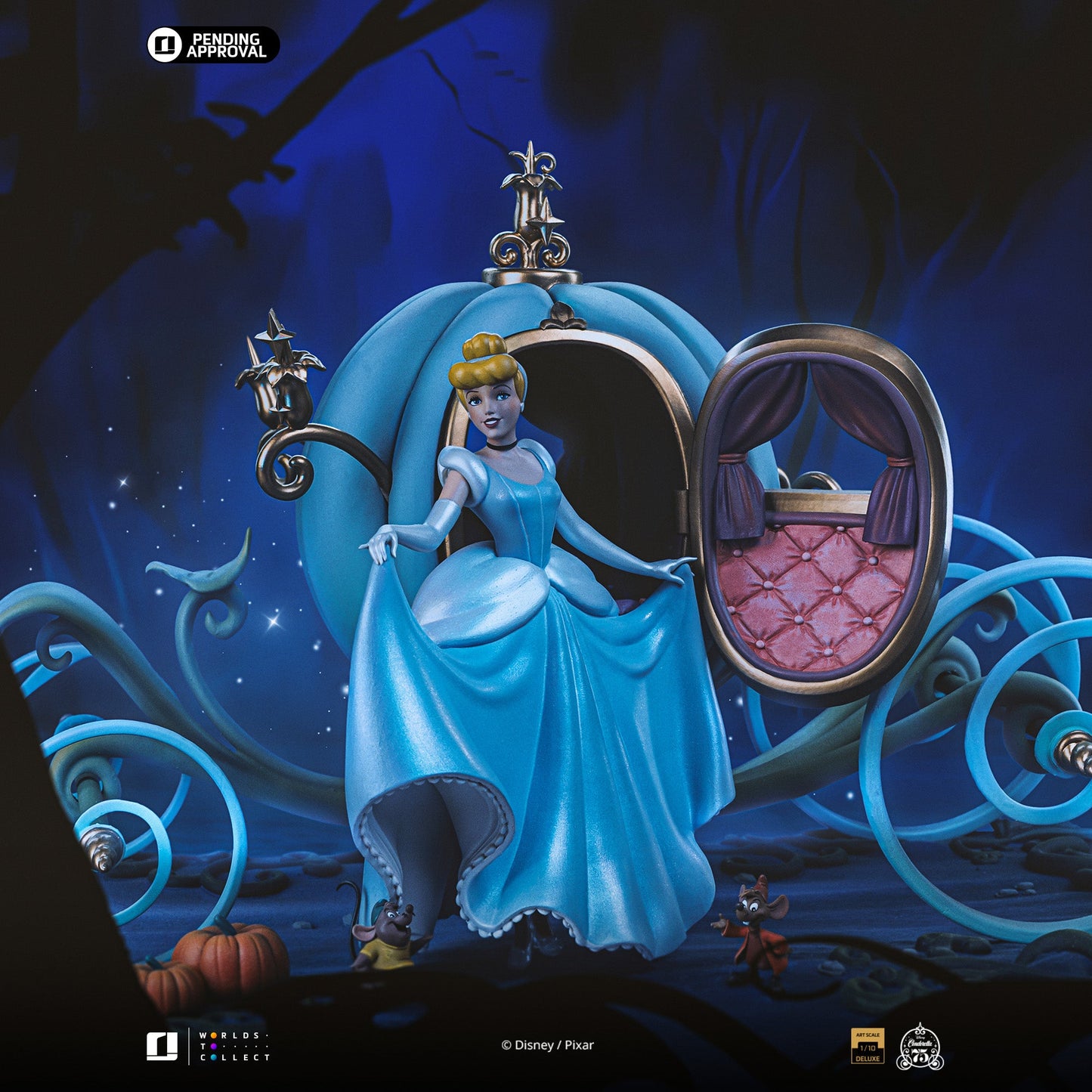 Cinderella Deluxe Statue - Disney Classics - Art Scale 1/10 - Iron Studios