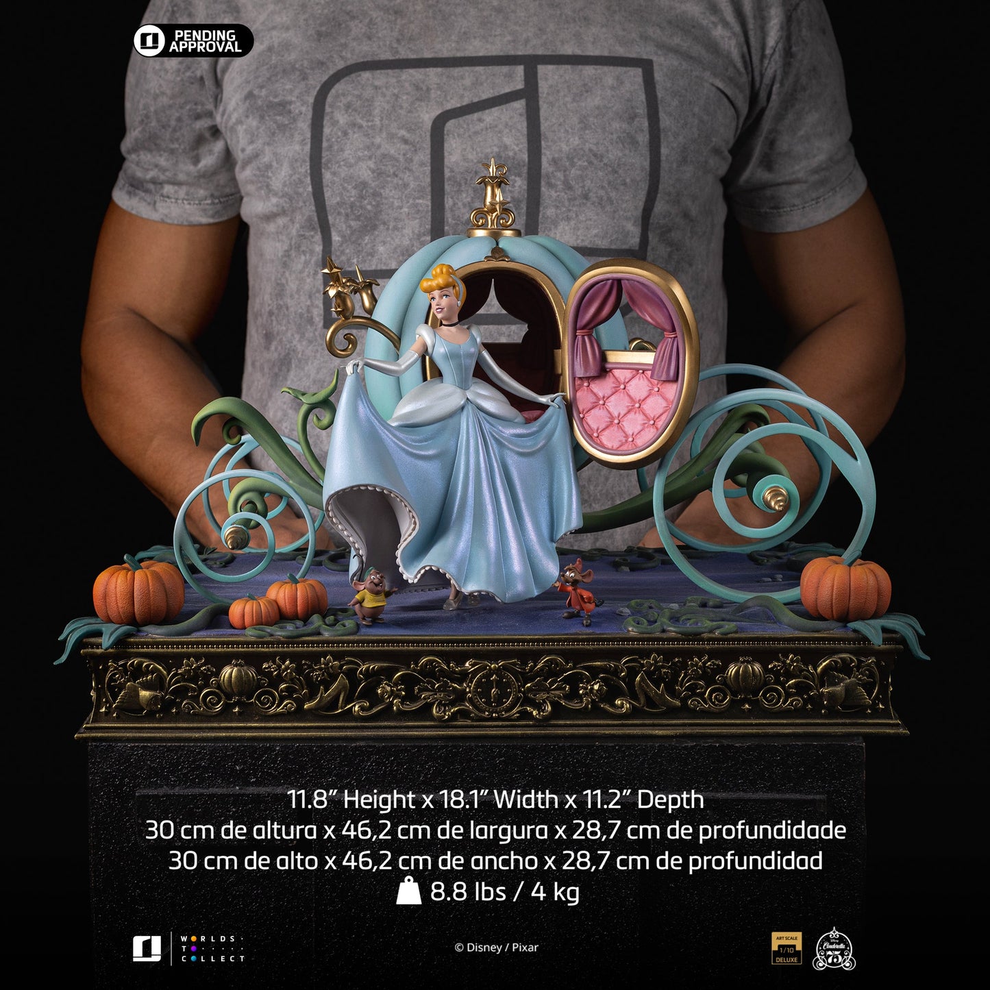 Cinderella Deluxe Statue - Disney Classics - Art Scale 1/10 - Iron Studios