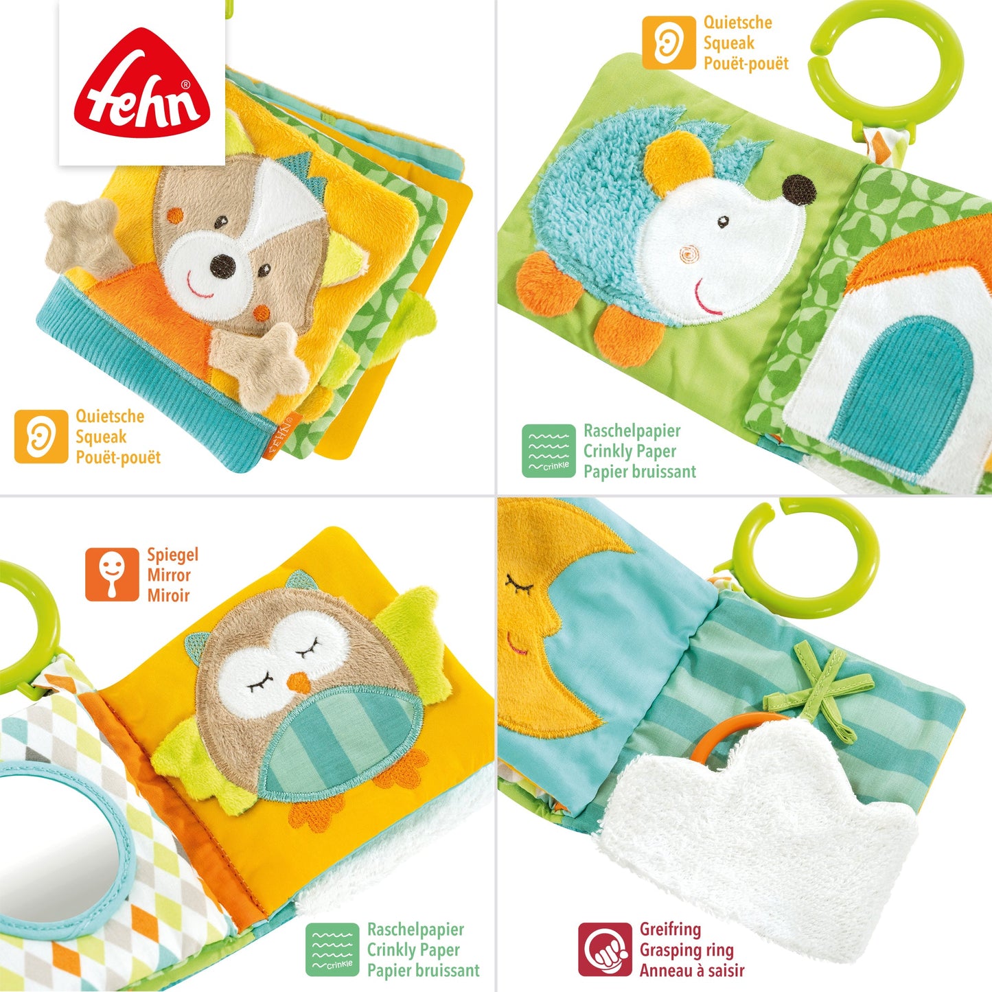 Fabric book fox