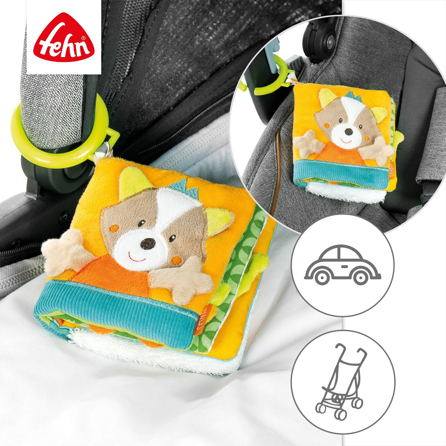 Fabric book fox