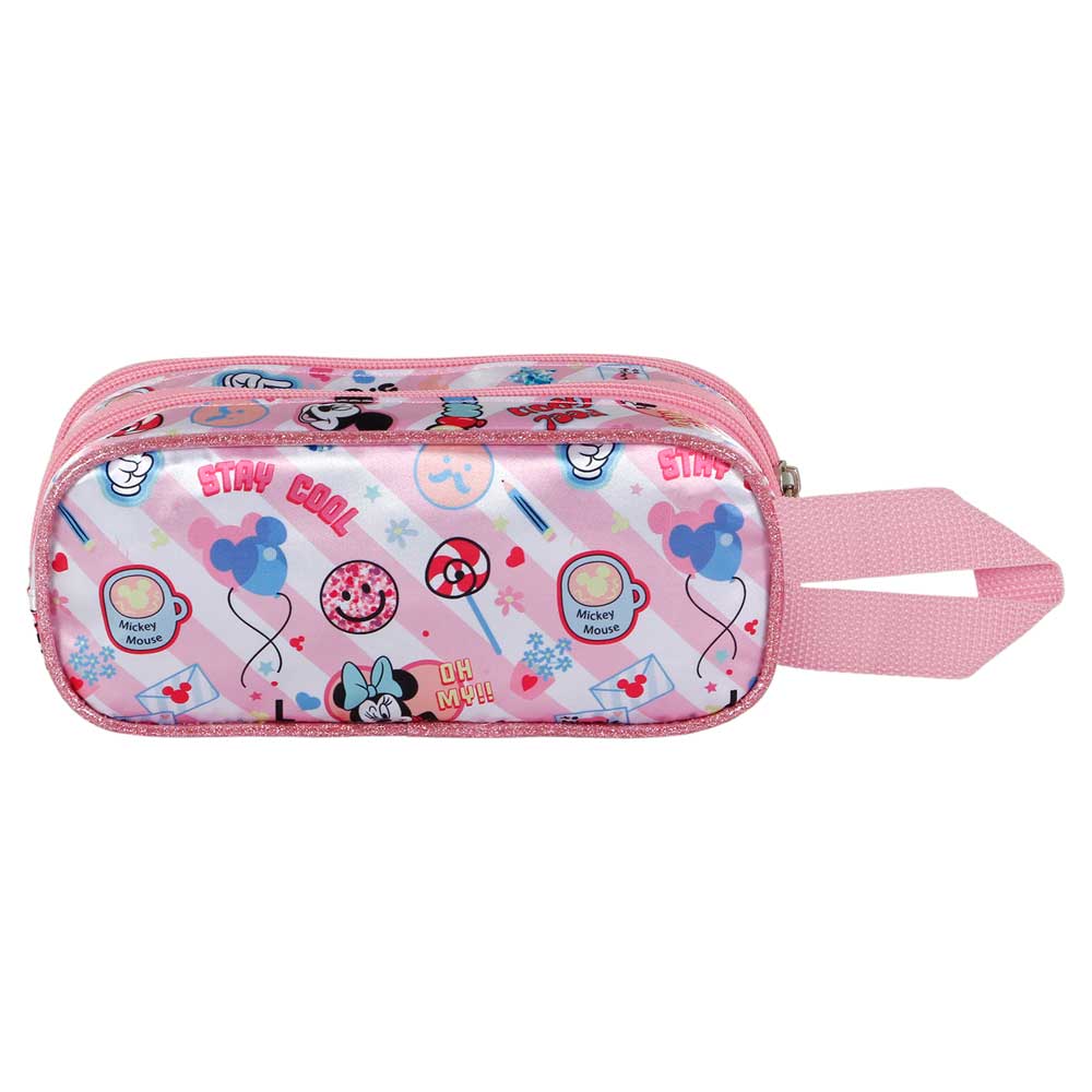 Trousse 3D Double Disney Minnie Mouse « Power »
