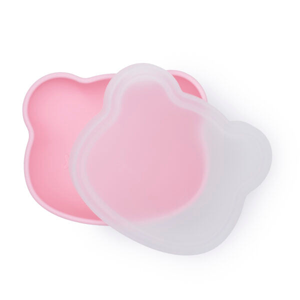 Powder Pink silicone bowl