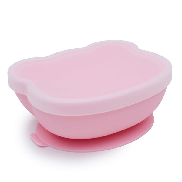 Powder Pink silicone bowl