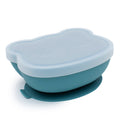 Bol en Silicone Ours Bleu Canard
