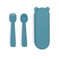 Duck blue baby cutlery