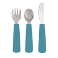 Kinderbestekset, eendenblauw 