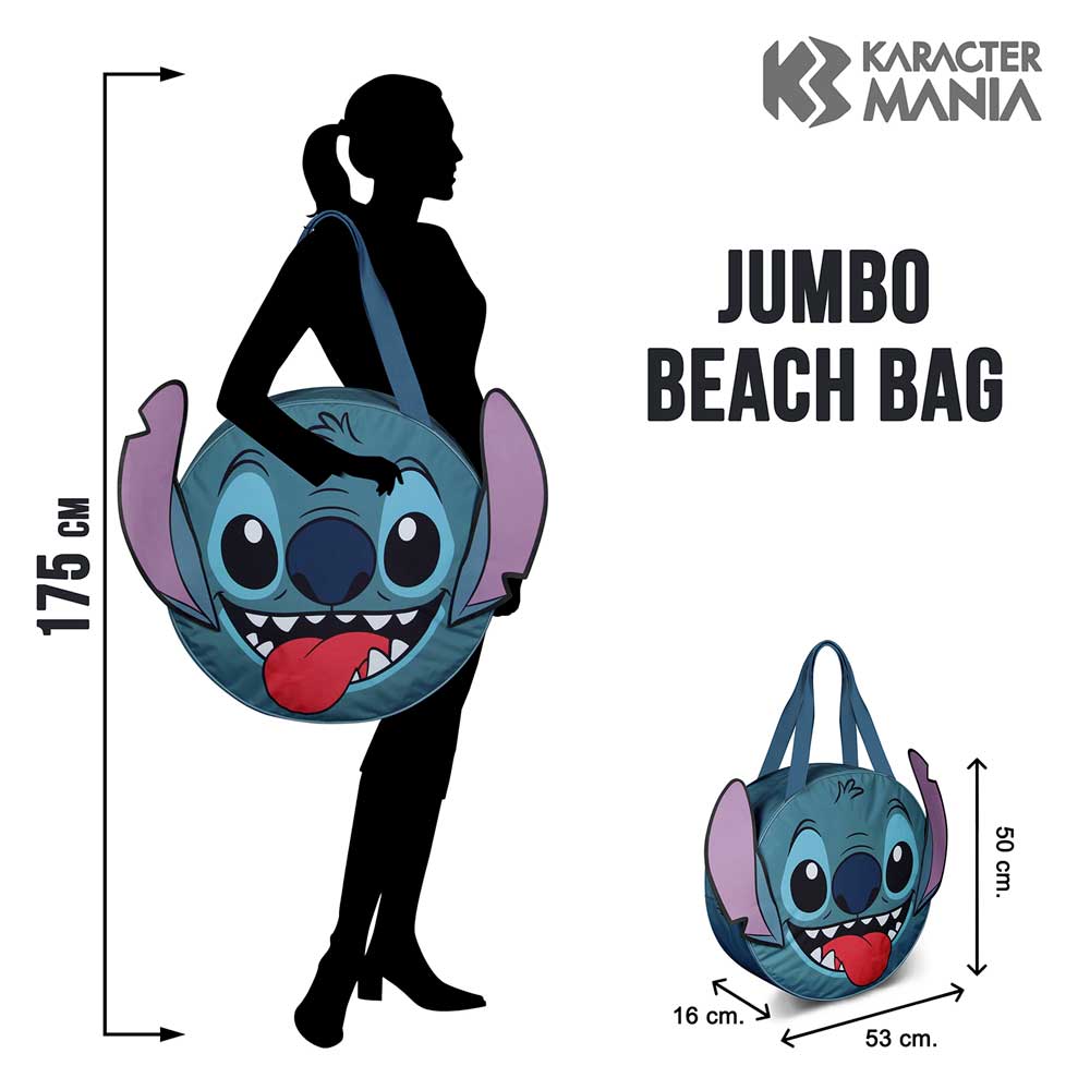 Sac de Plage Jumbo Disney Lilo & Stitch « Face »