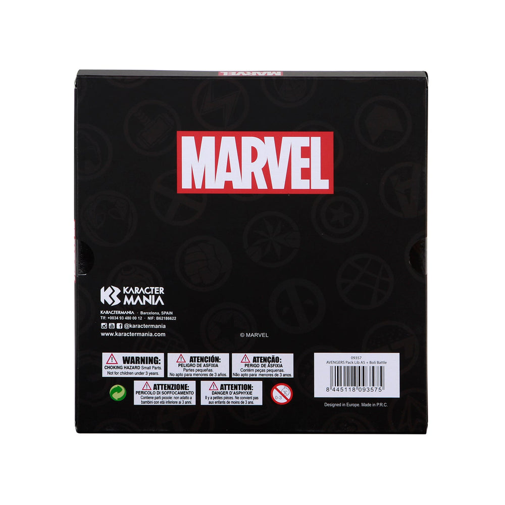 Coffret Journal + Stylo Fashion Marvel Captain America « Courage »