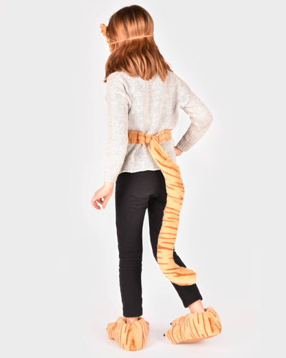Tiger Slippers Size EU 30-34 + Mask and Tail