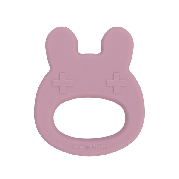 Dusty pink rabbit teeth