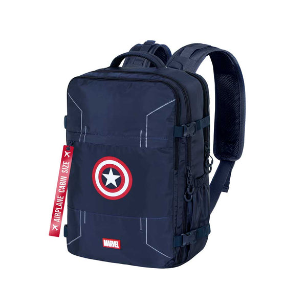 Sac à Dos Mercury Voyage Cabine Avion 40x20x25cm Marvel Captain America « Gears »