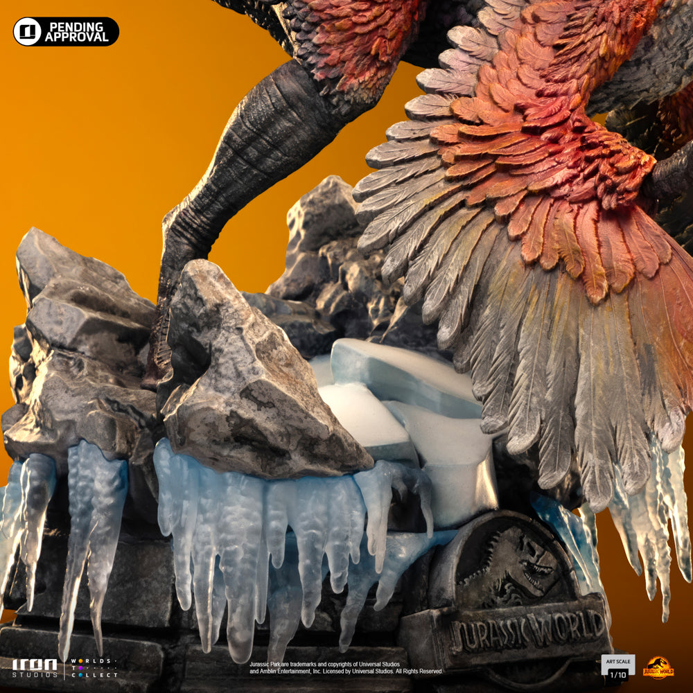 Pyroraptor Statue - Jurassic World: Dominion - Art Scale 1/10 - Iron Studios