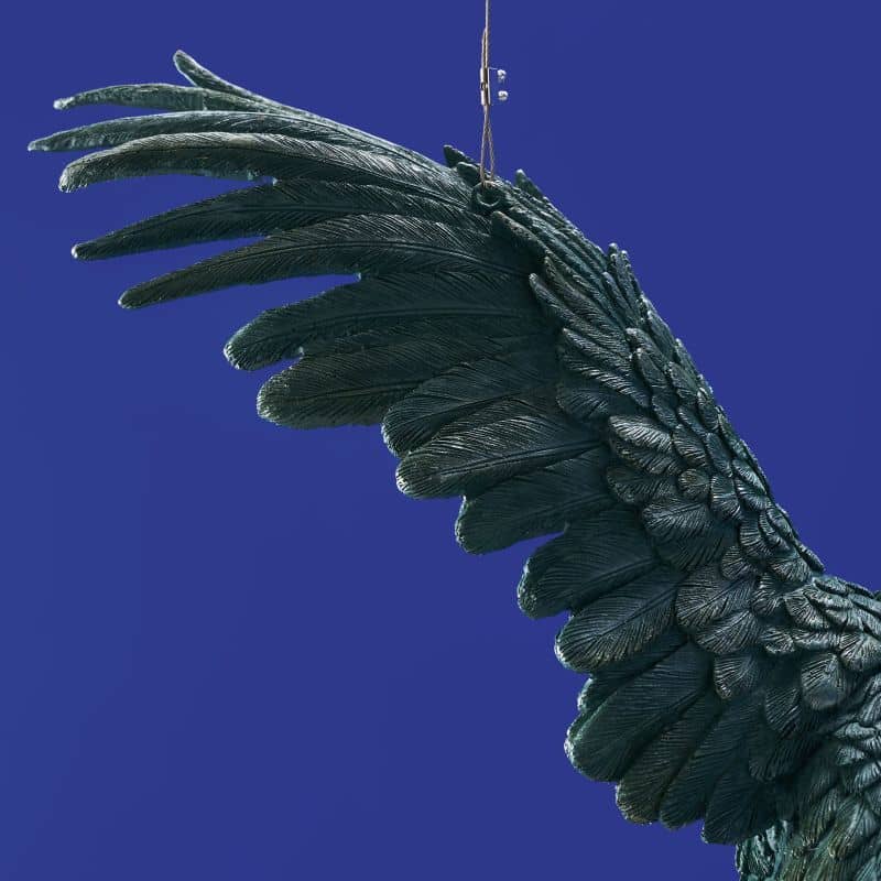 Turquoise Parrot Ceiling Light