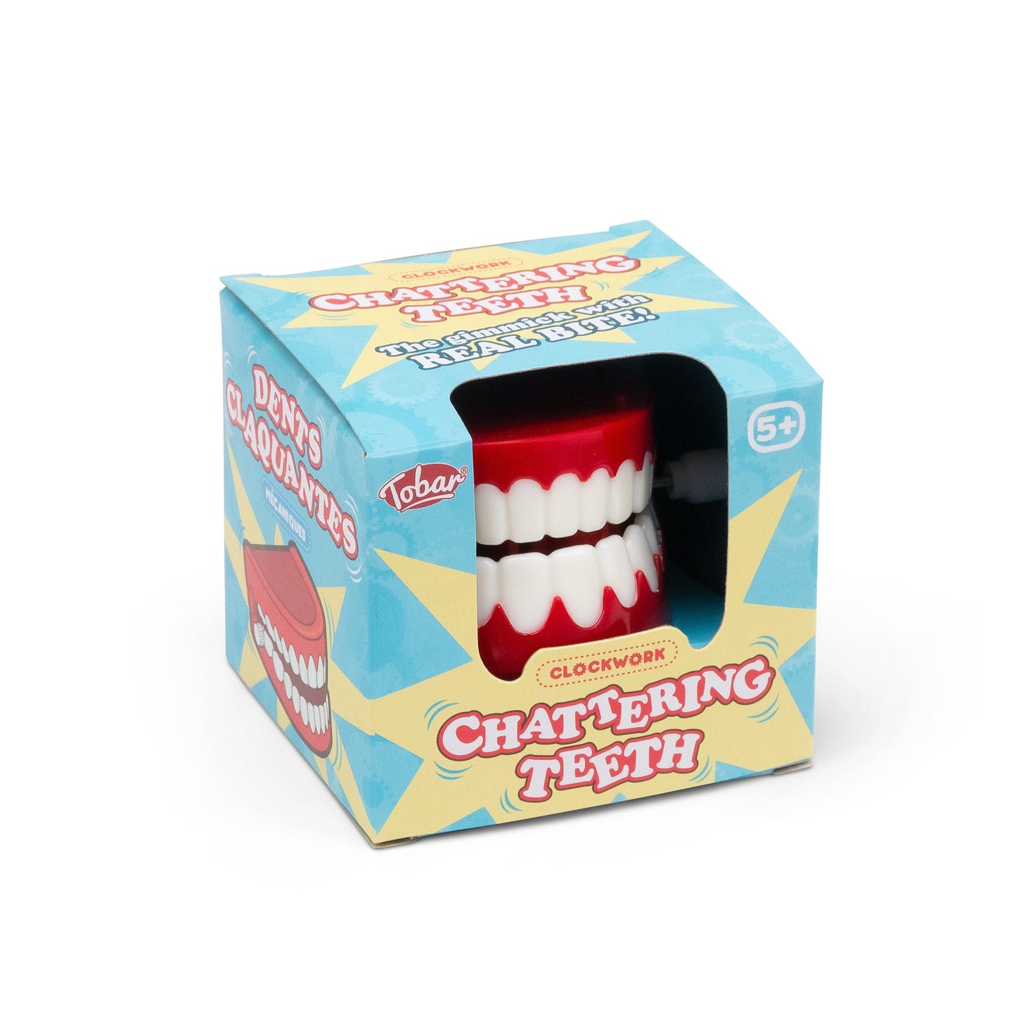 TEETH THAT CLICK LIKE A CLOCK