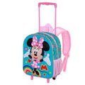 Disney Minnie Mouse « Greet » Small 3D Wheeled Backpack