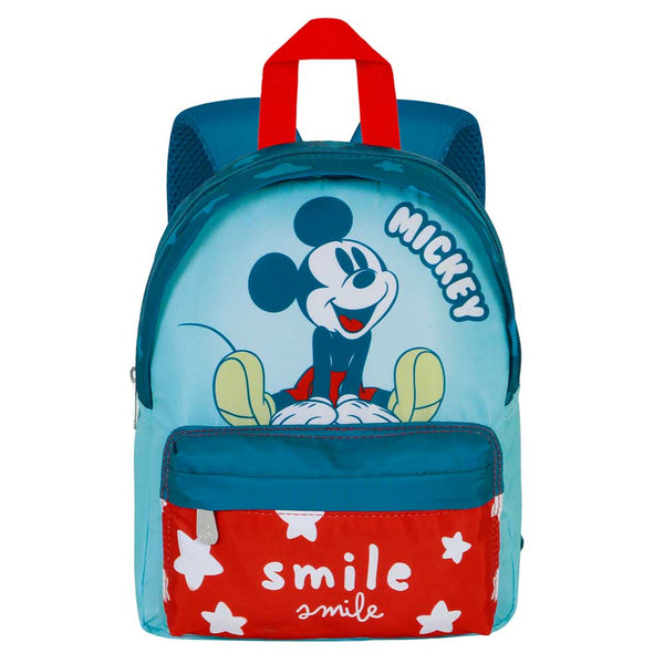 Sac à Dos Préscolaire Joy Disney Mickey Mouse « Smile » – Bleu