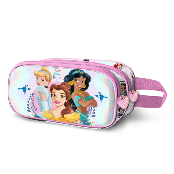 Trousse 3D Double Disney Princesses « Floral »